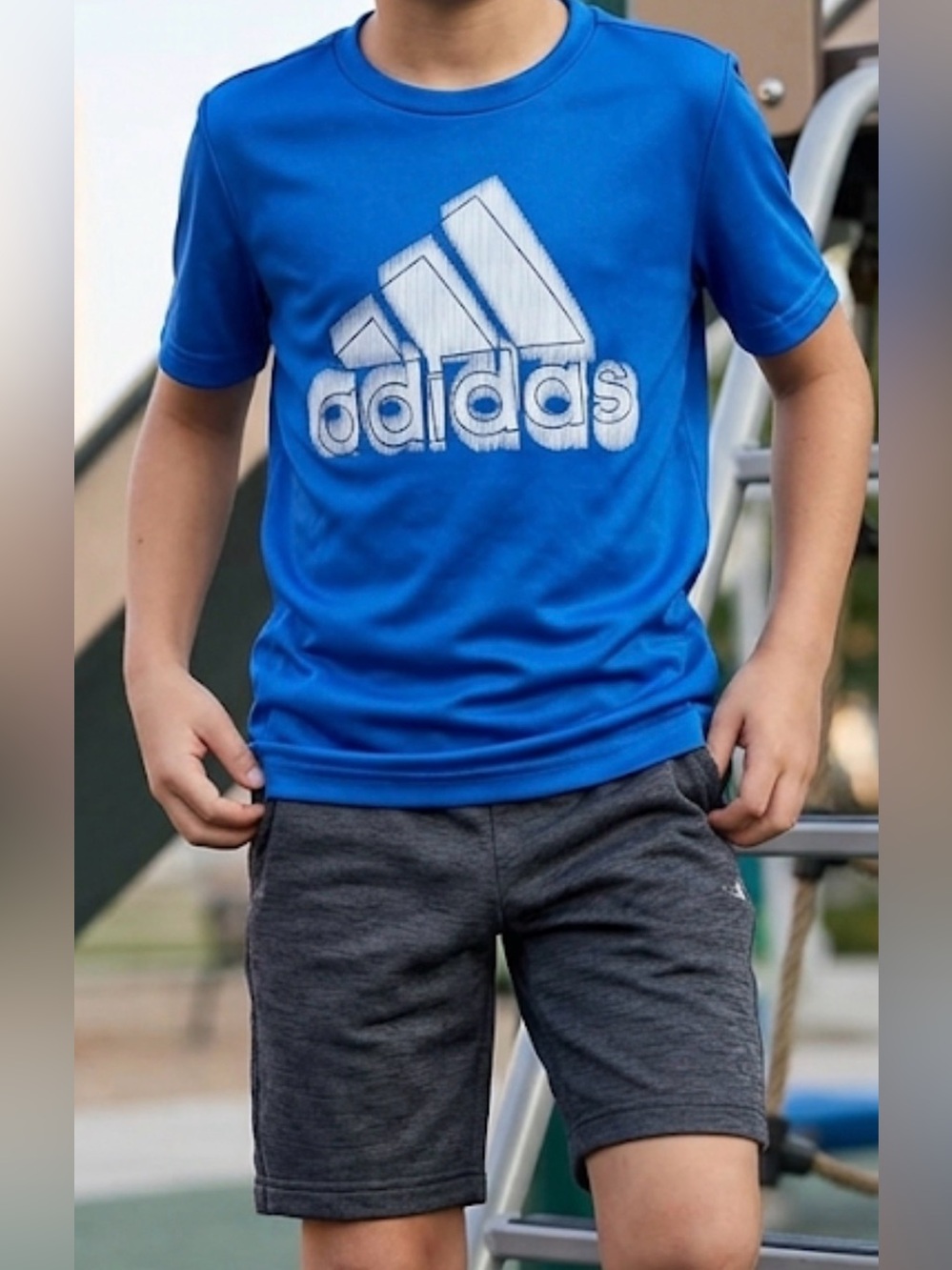 Adidas kids t-shirt size medium.
